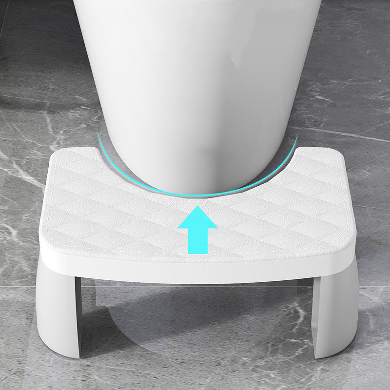 Thickened Non-Slip Toilet Stool for Adults, Children, Pregnant Women, and Elderly - 35 Ergonomic Design, Washable PP Material, Portable Bathroom Kneeling Aid, Sturdy Support, Comfortable Texture