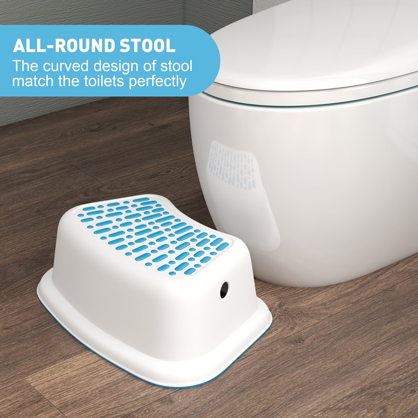 Portable Step Stool With Contoured Design, 5.1\