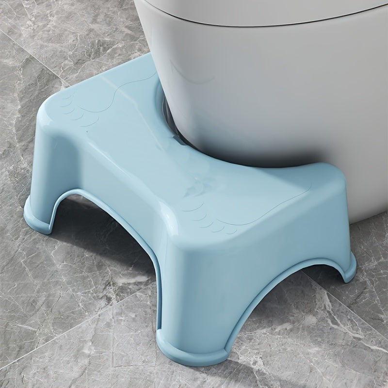 Non-Slip Bathroom Stool - Thickened Toilet Footrest, Enhanced Comfort Ergonomic Squatting Aid, Suitable for Home and Bathroom Use, Ergonomically Designed | Plastic Structure