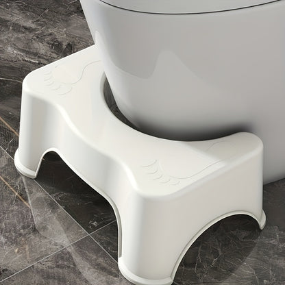 Non-Slip Bathroom Stool - Thickened Toilet Footrest, Enhanced Comfort Ergonomic Squatting Aid, Suitable for Home and Bathroom Use, Ergonomically Designed | Plastic Structure